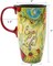 Coffee Ceramic Mug Porcelain Latte Tea Cup With Lid 17oz. Enjoy Life